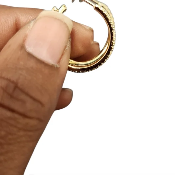 Sophie Moissanite S925 Hoop Earrings With GRA And Dust Bag - Picture 3 of 8